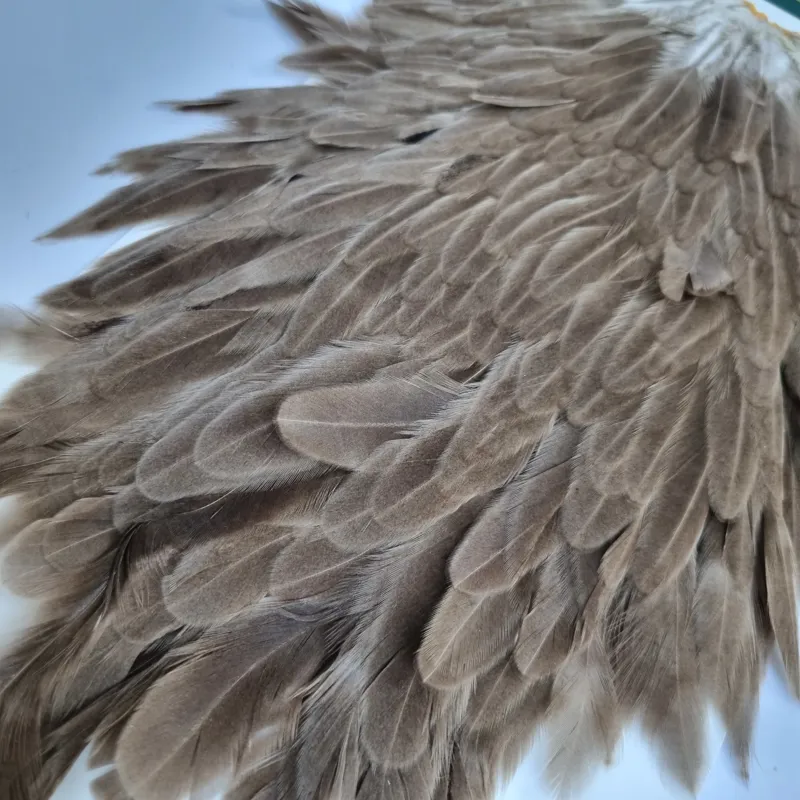 Whiting Hebert Miner Hen Saddle in Brown Gray Dun-4